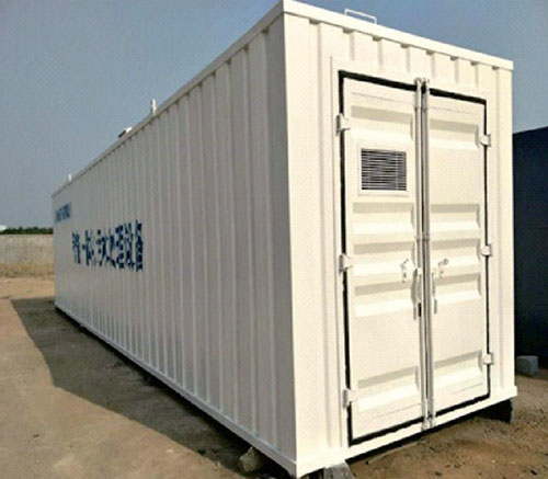 武汉市政路桥高新二路可移动式一体化污水处理